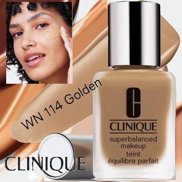 Clinique Other - Clinique Superbalanced Foundation/Concealer WN 114 Golden (D) 30ml NIB